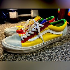 Multi Color Vans Size 13